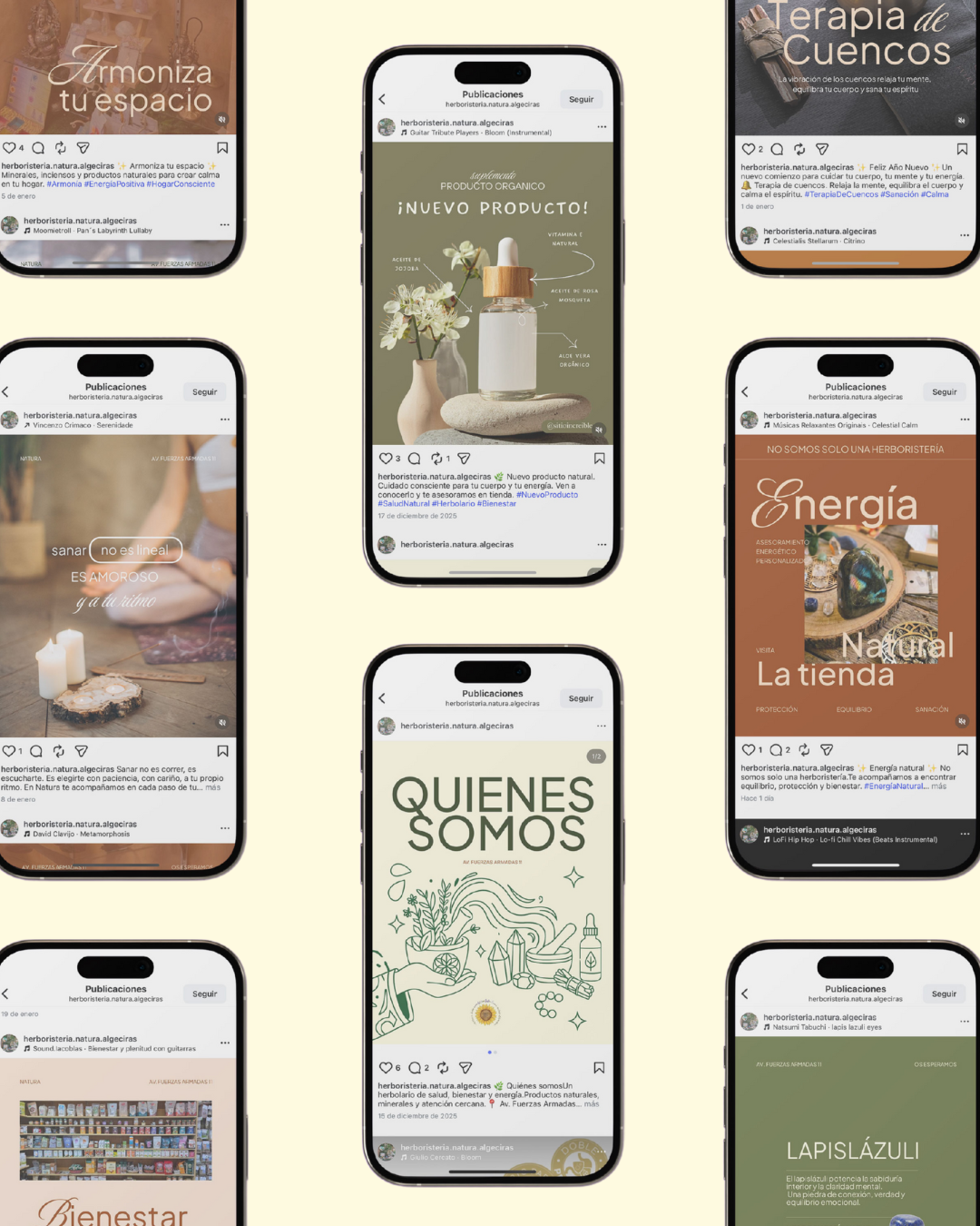 Herboristería Natura – Social Media